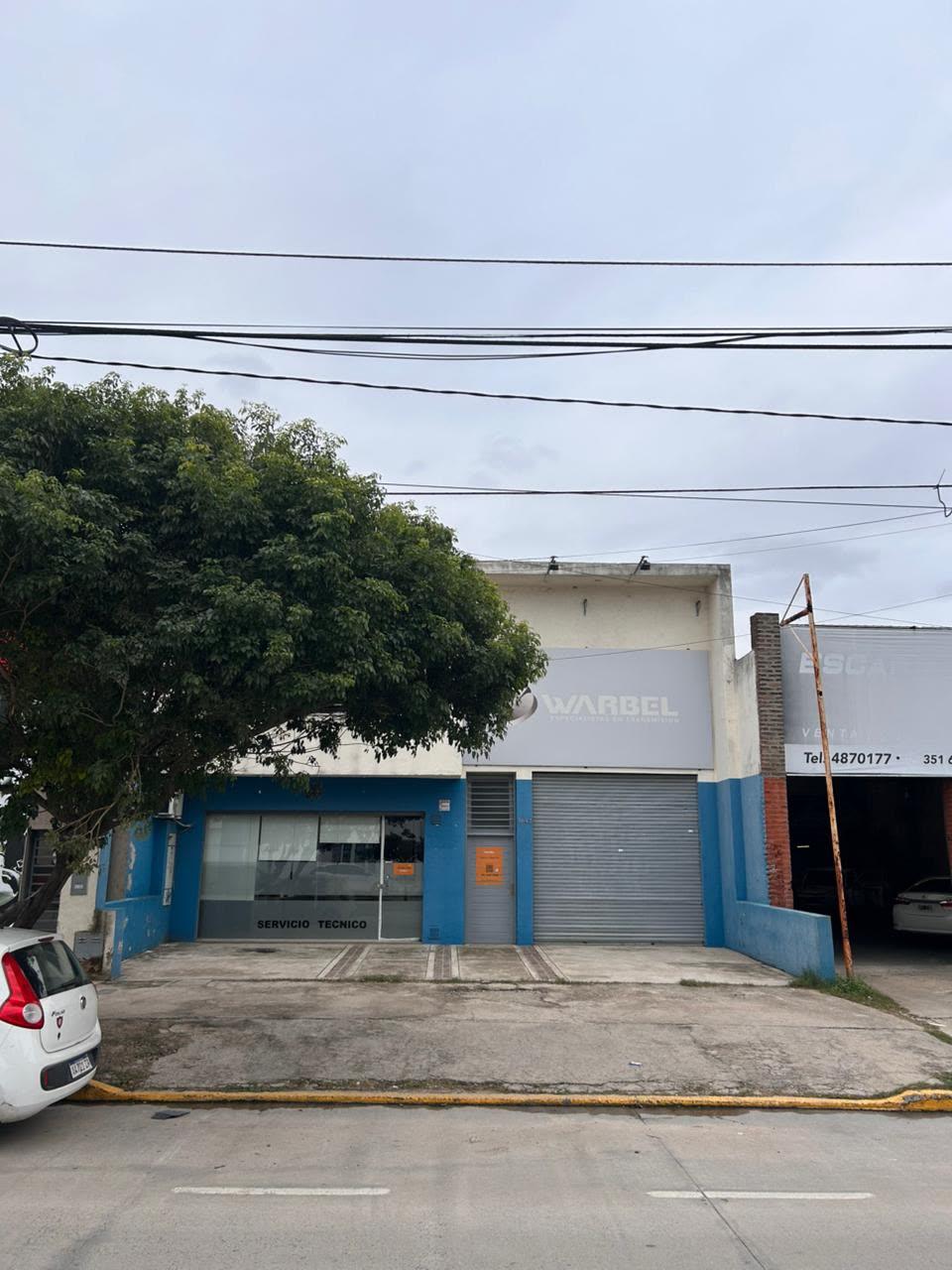 Fachada sucursal Warbel Córdoba — Duarte Quirós 3642, servicio técnico en bandas transportadoras industriales